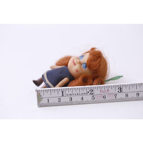 1960s, Liddle Kiddles, Trikey Triddle, Doll, Blue Dress, Mattel, ~ 250929-WH 765 - Picture 4 of 4